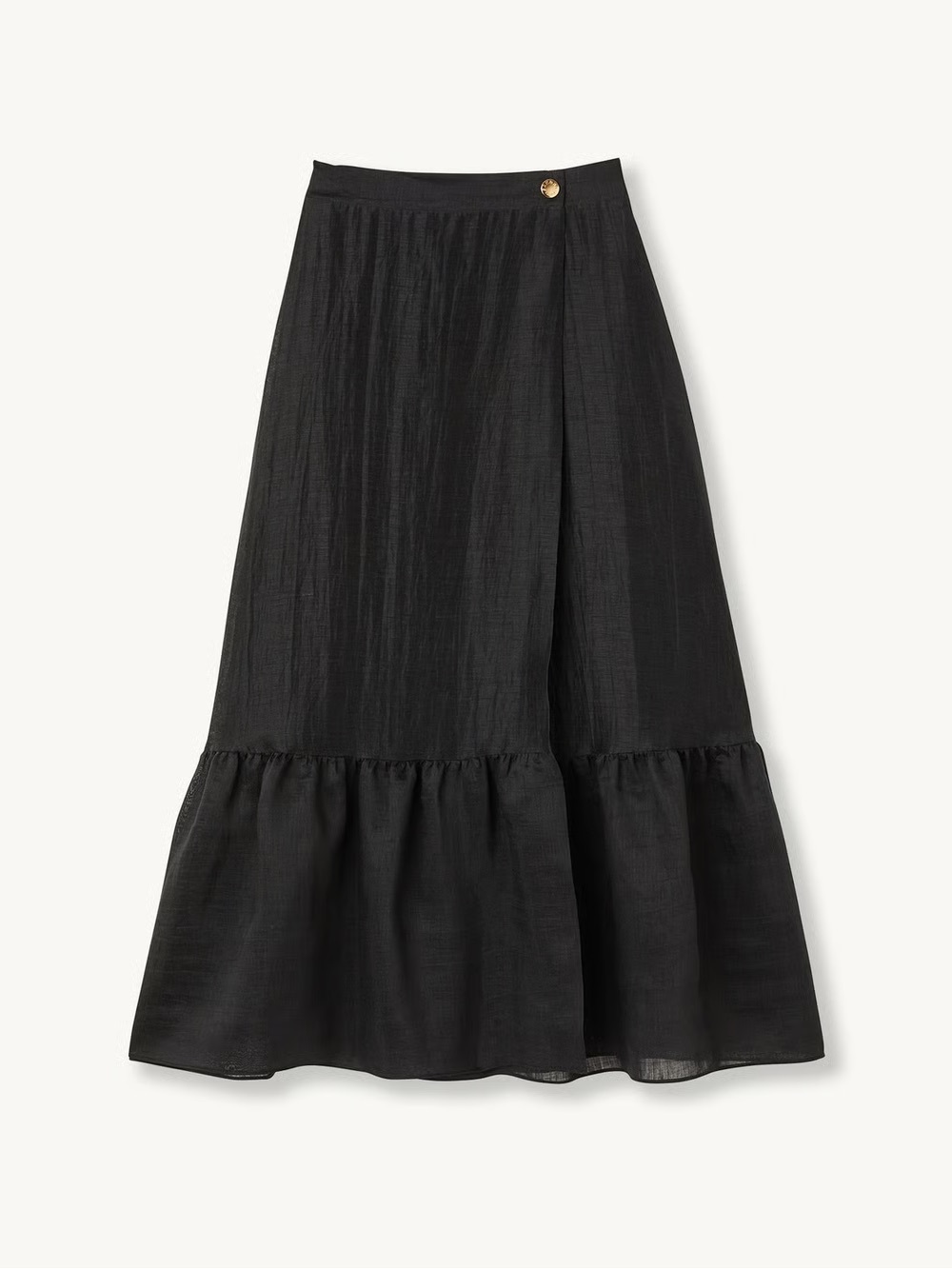 Sandro Wrapover Ruffle Skirt - Picture 2 of 16
